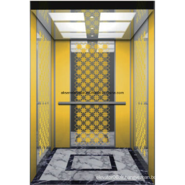 Miroir d&#39;ascenseur de maison d&#39;ascenseur d&#39;ascenseur de passager gravant Hl-X-045